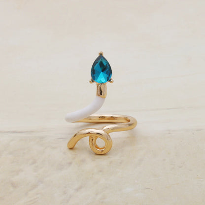 Contrast Ring Colorful Bohemian Rings Woman Y2K Candy Glass Baking Geometry Multicolor Serpentine Wood Pulseira Free Freight