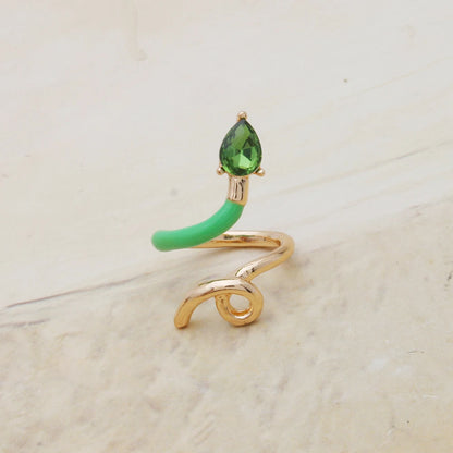 Contrast Ring Colorful Bohemian Rings Woman Y2K Candy Glass Baking Geometry Multicolor Serpentine Wood Pulseira Free Freight